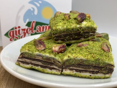 Turkish delight| Chocolate pistachio baklava 500 gr