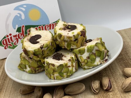 Turkish delight | Schokoladen Pistazien Roll 500 gr