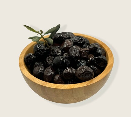 Zwarte olijven met pit 1,4 kg